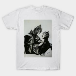 Batman and Catwoman Fanart T-Shirt